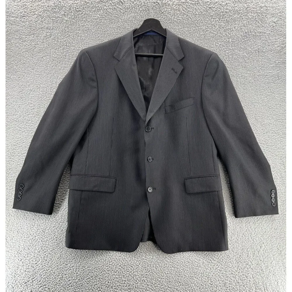Daniel Cremieux Performance Loro Piana‎ 44 S Black Sports Coat Blazer Italy